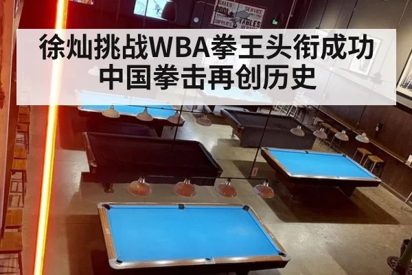 徐灿挑战WBA拳王头衔成功 中国拳击再创历史 - huangguanyule